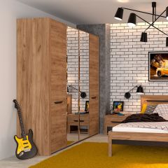 АФИНА А11а Шкаф для одежды (крафт) в Нижнем Тагиле - nizhniy-tagil.mebel24.online | фото 2