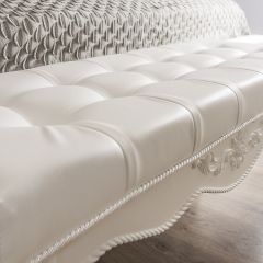 Банкетка Мишель (белый матовый) в Нижнем Тагиле - nizhniy-tagil.mebel24.online | фото 3