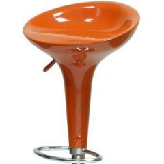 Барный стул Barneo N-100 Bomba оранжевый глянец в Нижнем Тагиле - nizhniy-tagil.mebel24.online | фото 2