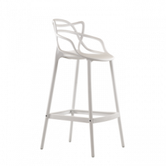 Барный стул Barneo N-235 Masters, белый, design Phillip Stark в Нижнем Тагиле - nizhniy-tagil.mebel24.online | фото