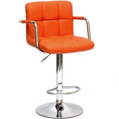 Барный стул Barneo N-69 Kruger Arm Оранжевый в Нижнем Тагиле - nizhniy-tagil.mebel24.online | фото