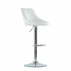Барный стул Barneo N-83 Comfort (Комфорт) белый в Нижнем Тагиле - nizhniy-tagil.mebel24.online | фото