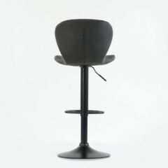 Барный стул Barneo N-86 Time / Black / VPU Dark Gray Vintage серый винтаж 970-11 в Нижнем Тагиле - nizhniy-tagil.mebel24.online | фото 2