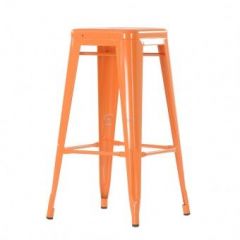 Барный табурет Barneo N-241 Tolix Style (RAL2003 оранжевый) в Нижнем Тагиле - nizhniy-tagil.mebel24.online | фото
