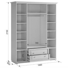 БЕЛЛА Шкаф 4-х створчатый в Нижнем Тагиле - nizhniy-tagil.mebel24.online | фото 5