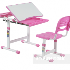 Комплект парта + стул трансформеры Cantare Pink в Нижнем Тагиле - nizhniy-tagil.mebel24.online | фото