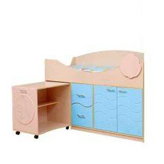 Набор мебели для детской Юниор -12.2 (700*1860) МДФ матовый в Нижнем Тагиле - nizhniy-tagil.mebel24.online | фото 4