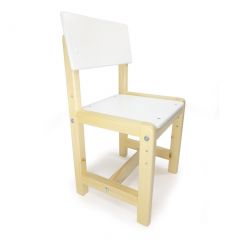 Детский растущий комплект стол и два стула  Я САМ "Лофт" (Белый, Сосна) в Нижнем Тагиле - nizhniy-tagil.mebel24.online | фото 5