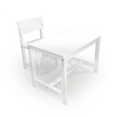 Детский растущий комплект стол и стул Я САМ "Лофт" (Белый, Белый) в Нижнем Тагиле - nizhniy-tagil.mebel24.online | фото