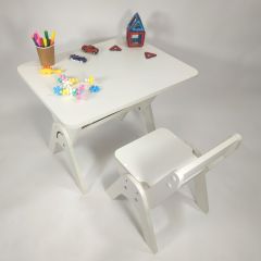 Детский растущий стол-парта и стул Я САМ "Умка" (Белый) в Нижнем Тагиле - nizhniy-tagil.mebel24.online | фото 7