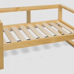 Диван двухместный DEmoku Д-2 (Беж/Белый) в Нижнем Тагиле - nizhniy-tagil.mebel24.online | фото 3