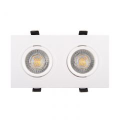 DK3022-WH Встраиваемый светильник, IP 20, 10 Вт, GU5.3, LED, белый, пластик в Нижнем Тагиле - nizhniy-tagil.mebel24.online | фото