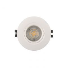 DK3028-WH Встраиваемый светильник, IP 20, 10 Вт, GU5.3, LED, белый, пластик в Нижнем Тагиле - nizhniy-tagil.mebel24.online | фото