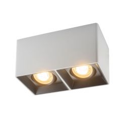 DK3035-WB Светильник накладной IP 20, 10 Вт, GU5.3, LED, белый/черный, пластик в Нижнем Тагиле - nizhniy-tagil.mebel24.online | фото