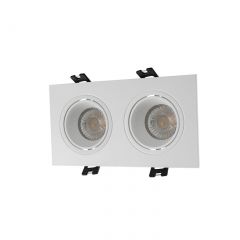 DK3072-WH Встраиваемый светильник, IP 20, 10 Вт, GU5.3, LED, белый/белый, пластик в Нижнем Тагиле - nizhniy-tagil.mebel24.online | фото