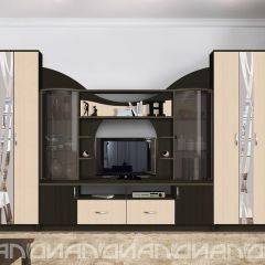 Гостиная Аллегро с 2 шкафами вариант-5 (венге/дуб белфорт) в Нижнем Тагиле - nizhniy-tagil.mebel24.online | фото