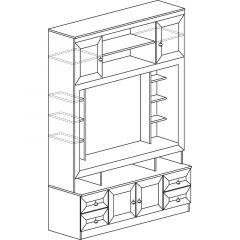 Гостиная Инна 4 Денвер темный в Нижнем Тагиле - nizhniy-tagil.mebel24.online | фото 3