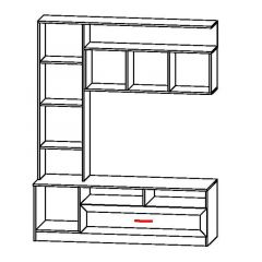 ПРАГА Гостиная (модульная) в Нижнем Тагиле - nizhniy-tagil.mebel24.online | фото 7