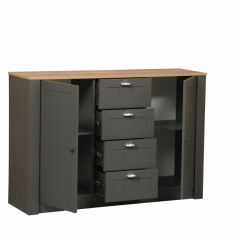 Гостиная Прованс (модульная) Диамант серый в Нижнем Тагиле - nizhniy-tagil.mebel24.online | фото 12