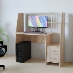 Компьютерный стол КЛ №6.2 левый (Дуб баррик) в Нижнем Тагиле - nizhniy-tagil.mebel24.online | фото