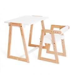 Комплект детской мебели стол и  два стула Я САМ "Лофт-Дуо" (Белый) в Нижнем Тагиле - nizhniy-tagil.mebel24.online | фото 8
