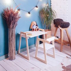 Комплект детской мебели стол и  два стула Я САМ "Лофт-Дуо" (Белый) в Нижнем Тагиле - nizhniy-tagil.mebel24.online | фото 10
