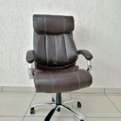 Кресло Barneo K-303 для руководителя (коричневая экокожа) в Нижнем Тагиле - nizhniy-tagil.mebel24.online | фото 1