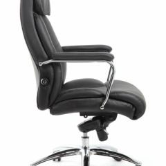 Кресло BRABIX PREMIUM "Phaeton EX-502" (кожа с компаньоном, хром, черное) 530882 в Нижнем Тагиле - nizhniy-tagil.mebel24.online | фото 3