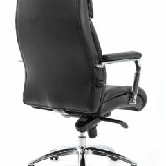 Кресло BRABIX PREMIUM "Phaeton EX-502" (кожа с компаньоном, хром, черное) 530882 в Нижнем Тагиле - nizhniy-tagil.mebel24.online | фото 4