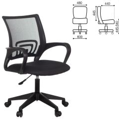 Кресло BRABIX "Fly MG-396" (черное) 532083 в Нижнем Тагиле - nizhniy-tagil.mebel24.online | фото 2