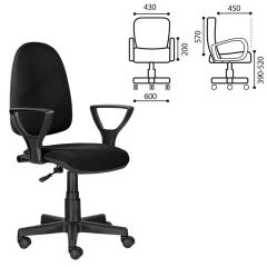 Кресло BRABIX "Prestige Ergo MG-311" (ткань, черное) 531872 в Нижнем Тагиле - nizhniy-tagil.mebel24.online | фото 2