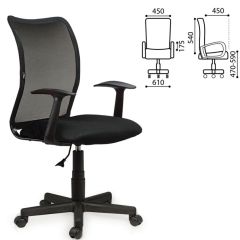 Кресло BRABIX "Spring MG-307" (черное TW) 531406 в Нижнем Тагиле - nizhniy-tagil.mebel24.online | фото 2