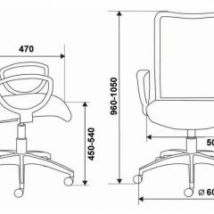 Кресло Бюрократ CH-599AXSN/TW-11 чёрный в Нижнем Тагиле - nizhniy-tagil.mebel24.online | фото 3