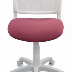 Кресло детское Бюрократ CH-W296NX/26-31 белый TW-15 розовый 26-31 в Нижнем Тагиле - nizhniy-tagil.mebel24.online | фото 3