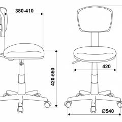 Кресло детское Бюрократ CH-W299/SD/TW-18 салатовый в Нижнем Тагиле - nizhniy-tagil.mebel24.online | фото 4