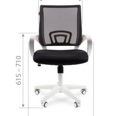 Кресло для оператора CHAIRMAN 696 white (ткань TW-10/сетка TW-05) в Нижнем Тагиле - nizhniy-tagil.mebel24.online | фото 6