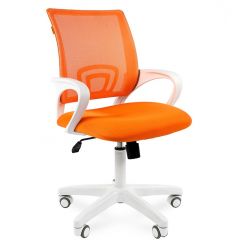 Кресло для оператора CHAIRMAN 696 white (ткань TW-16/сетка TW-66) в Нижнем Тагиле - nizhniy-tagil.mebel24.online | фото