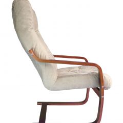 Кресло для отдыха (пружинка) Магнат 102-З-КР замша КРЕМ в Нижнем Тагиле - nizhniy-tagil.mebel24.online | фото 2