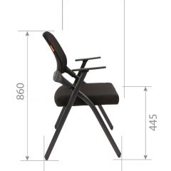 Кресло для посетителей CHAIRMAN NEXX (ткань стандарт черный/сетка DW-61) в Нижнем Тагиле - nizhniy-tagil.mebel24.online | фото 7
