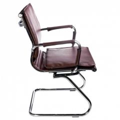 Кресло для посетителя Бюрократ CH-993-Low-V/Brown коричневый в Нижнем Тагиле - nizhniy-tagil.mebel24.online | фото 2