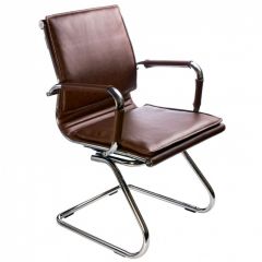 Кресло для посетителя Бюрократ CH-993-Low-V/Brown коричневый в Нижнем Тагиле - nizhniy-tagil.mebel24.online | фото 1