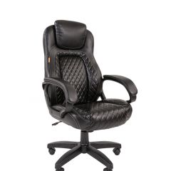 Кресло для руководителя  CHAIRMAN 432 (Экокожа черная) в Нижнем Тагиле - nizhniy-tagil.mebel24.online | фото 1