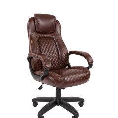 Кресло для руководителя  CHAIRMAN 432 (Экокожа коричневая) в Нижнем Тагиле - nizhniy-tagil.mebel24.online | фото