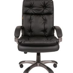 Кресло для руководителя  CHAIRMAN 442 (экокожа черная) в Нижнем Тагиле - nizhniy-tagil.mebel24.online | фото