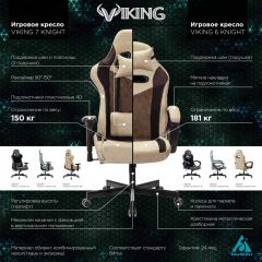 Кресло игровое Бюрократ VIKING 6 KNIGHT BL FABRIC синий в Нижнем Тагиле - nizhniy-tagil.mebel24.online | фото 5