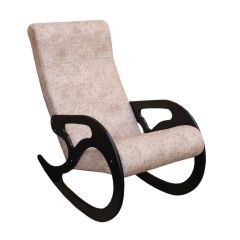Кресло-качалка №2 (велюр Флора 003/венге) в Нижнем Тагиле - nizhniy-tagil.mebel24.online | фото