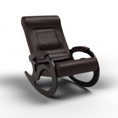Кресло-качалка Вилла 11-К-В (экокожавенге) ВЕНГЕ в Нижнем Тагиле - nizhniy-tagil.mebel24.online | фото 1
