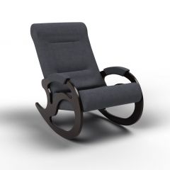 Кресло-качалка Вилла 11-Т-ГР (тканьвенге) ГРАФИТ в Нижнем Тагиле - nizhniy-tagil.mebel24.online | фото