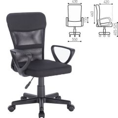 Кресло КОМПАКТНОЕ BRABIX "Jet MG-315" (черное) 531839 в Нижнем Тагиле - nizhniy-tagil.mebel24.online | фото 2