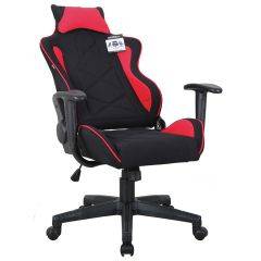 Кресло компьютерное BRABIX GT Racer GM-101 + подушка (ткань) черное/красное (531820) в Нижнем Тагиле - nizhniy-tagil.mebel24.online | фото 4